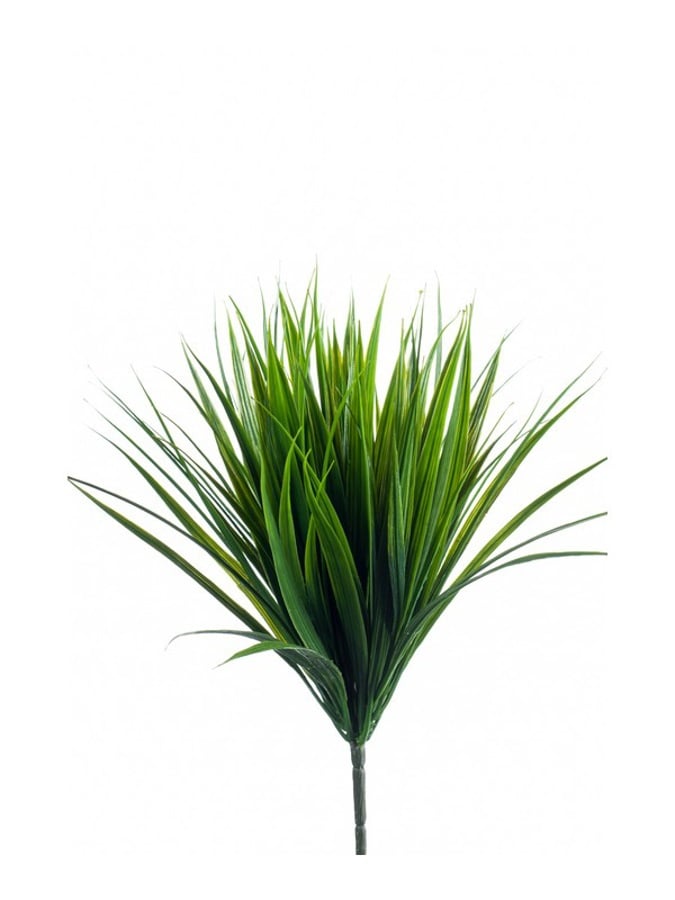 Tufa artificiala iarba decorativa, verde, 33cm