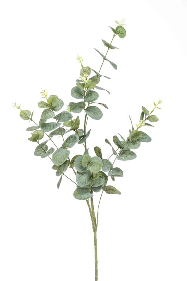 Ramura artificiala de eucalipt, verde/gri, 75cm