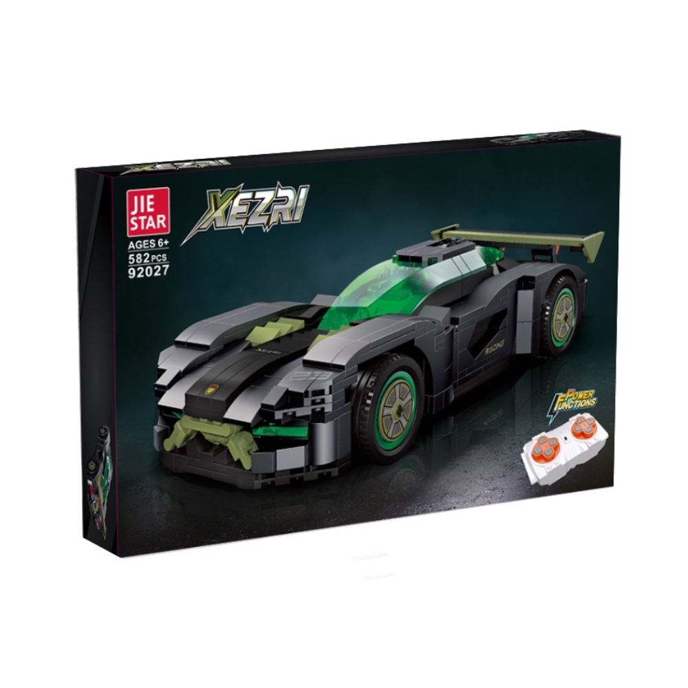 КОНСТРУКТОР РАДИОУПРАВЛЯЕМАЯ МАШИНКА 1:16 ЧЕРНО-ЗЕЛЕНЫЙ 582 ШТ., ZJA351142