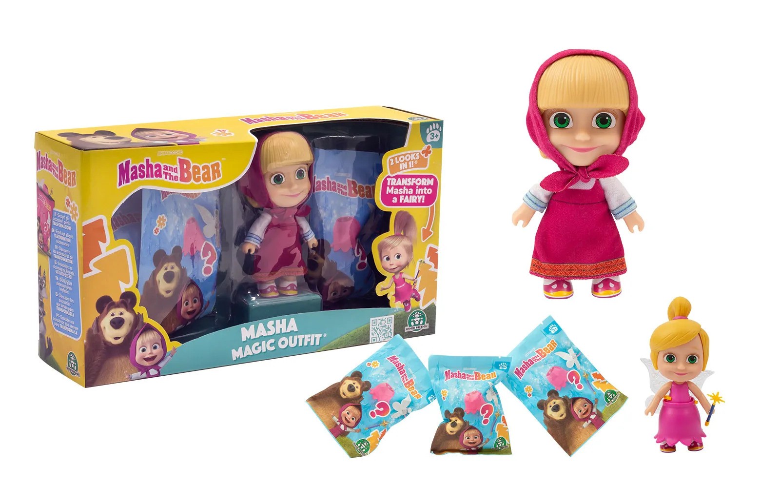 Набор фигурок "Маша и Медведь" с одеждой-сюрпризом 17199