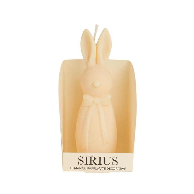 Ароматическая свеча Кролик с бантом, 15 см