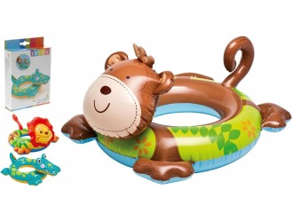 Надувной круг зверушки, для детей 3-6 лет, разные модели, INTEX
