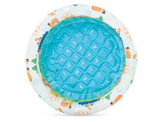 Детский надувной бассейн Dino Buddies 61х22 см, 28 л, 1-3 года, Intex (57106)