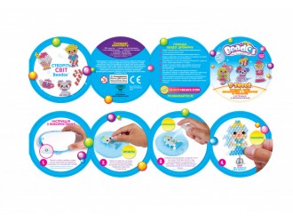 Set de creatie Beados "Dulciuri"(500 mergele,spray,accesorii)