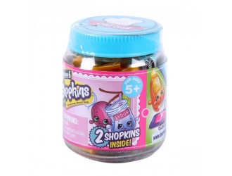 Set figurine Shopkins borcan S6 (2 figurine, 1 borcan)