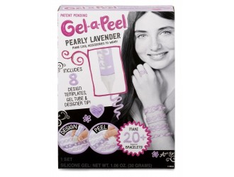 Set de creatie Gel a Peel lavanda (1 tub cu gel, 8 sabloane)