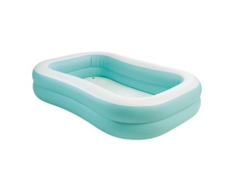 Piscina gonflabila pentru copii Swim Center Family Aqua, 229x147x46 cm, 600 L, 3 ani+, Intex 57181