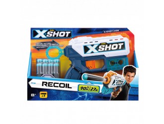 Blaster cu tragere rapida EXCEL Recoil (8 cartuse) X-Shot