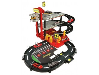 Bburago Игровой набор Ferrari 3-х уровневый паркинг, гараж