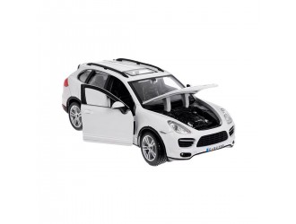 Модель PORSCHE CAYENNE TURBO (белый, желтый, 1:24)