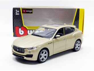 Модель машины LEVANTE MASERATI (серебро, золото, 1:24)
