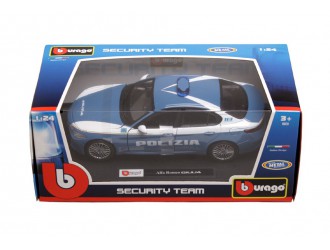 Модельный автомобиль ALFA ROMEO GIULIA POLIZIA (синий, 1:24)