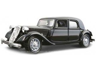 18-22017  Masina model CITROEN 15 CV TA (1938) (negru, rosu-negru, 1:24)