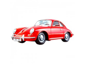 Модель PORSCHE 356B (1961) (слоновая кость, красный, 1:24)