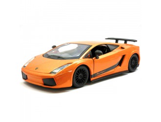 Модельный автомобиль LAMBORGHINI GALLARDO SUPERLEGGERA (2007) (металлик оранжевый, 1:24)