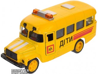 Автомодель Techno Park Детский автобус КАВЗ со светом и звуком