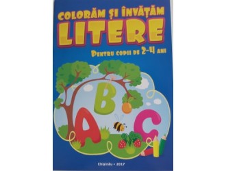 Coloram si invatam literele de 2-4 ani