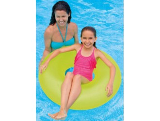 Надувной круг "Холодный неон" D 91 см, до 60 кг, 9+, 3 цвета, INTEX