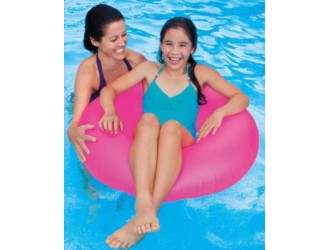 Надувной круг "Холодный неон" D 91 см, до 60 кг, 9+, 3 цвета, INTEX