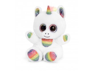 Jucarie moale Animotsu 25cm-Unicorn curcubeu stralucitor