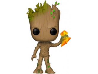 Игровая фигурка Funko Pop Грут с секирой серии "Мстители: Война бесконечности" 9.6 см