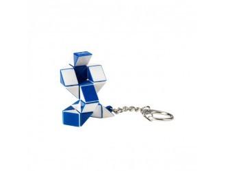 Мини-головоломка RUBIK'S - ЗМЕЙКА БЕЛО-ГОЛУБАЯ