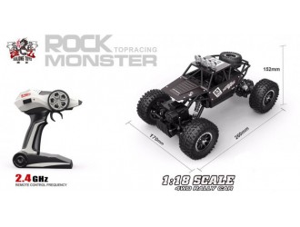 Автомобиль OFF-ROAD CRAWLER на р/у - SUPER SPEED (матовый коричн., аккум. 4.8V, метал. корпус, 1:18)