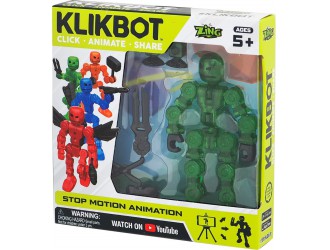 Фигурка для анимационного творчества Stikbot Klikbot S1 зелёный