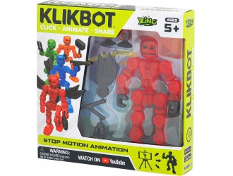 Фигурка для анимационного творчества Stikbot Klikbot S1 красный