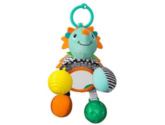 Навесная игрушка с зеркалом Infantino Ежик