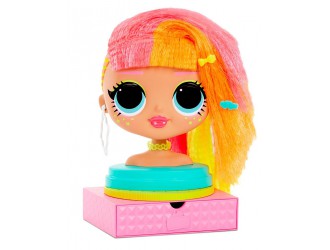 Papusa manechin L.O.L Surprise! OMG - NEONLICIOUS (cu accesorii)
