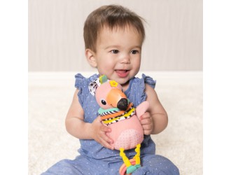 Игрушка мягкая музыкальная Infantino Фламинго