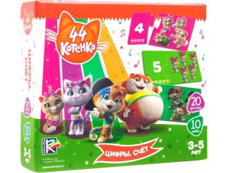 Развивающая игра Vladi Toys 44 Кота Цифры Счет (русс)