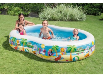 Piscina gonflabila pentru copii “Malul marii” 262x160x46 cm, 700 L, 3+, INTEX