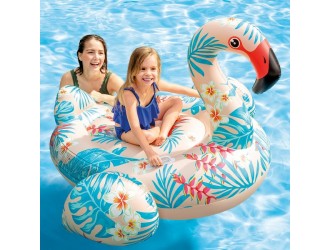 Pluta gonflabila FLAMINGO Tropical 142x137x97cm, 3+