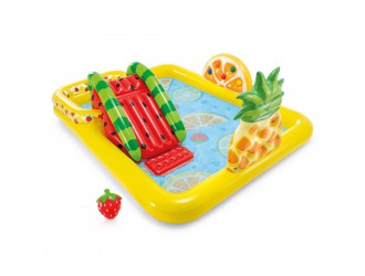 Centru de joaca gonflabil “Deliciu de fructe” 290х180х104 cm, 493 L, pana la 81 kg, 2+, INTEX
