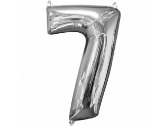 Шар Цифра 7 фольгированный 40 (2 вида в ассортименте)