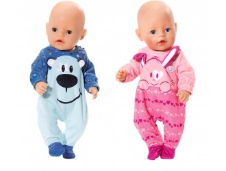Комбинезон для куклы BABY BORN - СТИЛЬНЫЙ (2 вида синий/розовый) 1 шт.