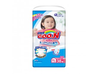Трусики подгузники Goo.N для девочек 12-20 кг (размер Big XL, 38 шт.)
