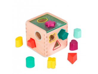 BX1763Z  Развивающая деревянная игрушка-сортер - Волшебный куб 053859