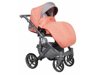 Baby Merc Коляска 2-в-1 Bebello B/188B белый/графит