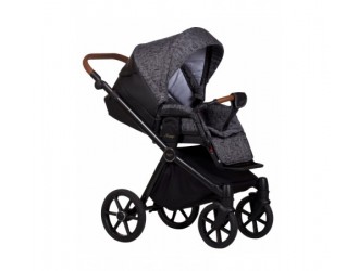 Baby Merc Коляска 2-в-1 Mango M/198 серый/черный