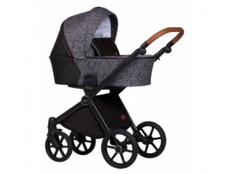 Baby Merc Коляска 2-в-1 Mango M/198 серый/черный
