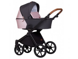 Baby Merc Коляска 2-в-1 Mango M/201 черный/розовый