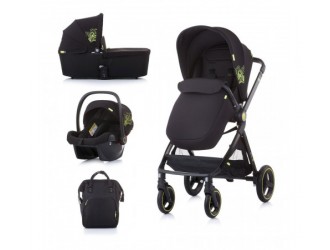 Chipolino Коляска 3-в-1 Elite KKET02101CB карбон