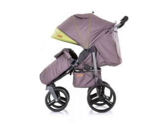 Chipolino Коляска для двойни Twix KBTX01901TR трюфель