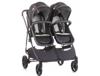 Chipolino Коляска для двойни Duo Smart KBDS02101MT туман