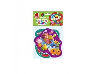 Baby Puzzle magnetic "Leu-Hipopotam" Roter Kafer