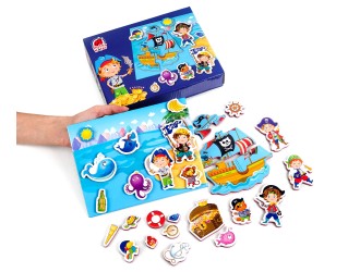 Игра настольная "Магнитная игра. Пираты" (рус)