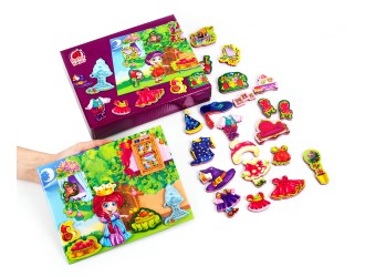 Игра настольная "Магнитная игра. Клубничная принцесса" (рус)